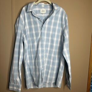 Bixby Light Blue Plaid Men's Shirt